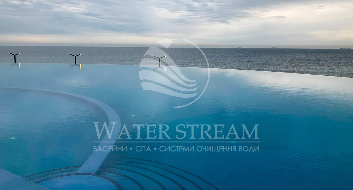 Infinity басейн будівництво під ключ